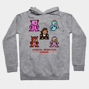 Cereal Monster Squad 8bit Pixel Art Hoodie